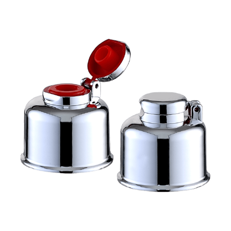 ลักษณะสเปรย์สีเงินพลาสติก ฝาหัวฉีด