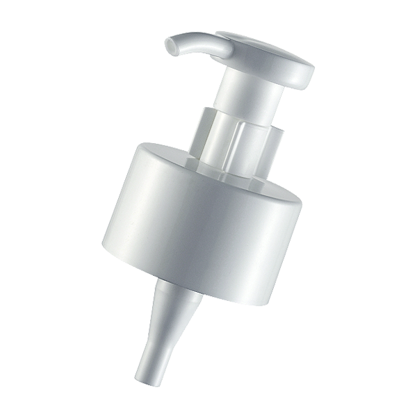 Ф20/410 ปั๊มโลชั่นคลิปล็อคพลาสติกสีขาว